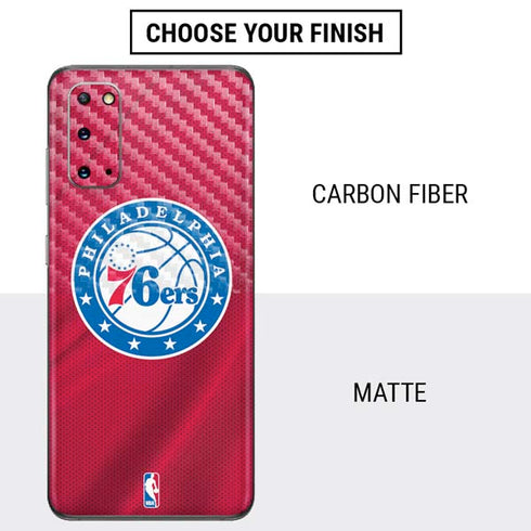 NBA Philadelphia 76ers Jersey Galaxy S20 Skin