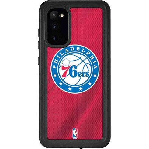 NBA Philadelphia 76ers Jersey Galaxy S20 Waterproof Case