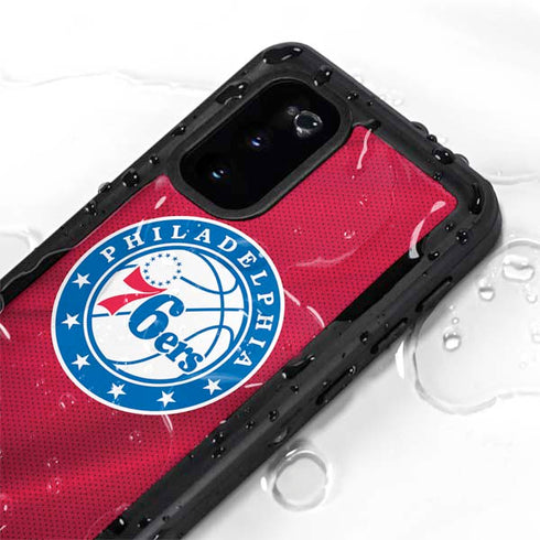 NBA Philadelphia 76ers Jersey Galaxy S20 Waterproof Case