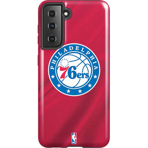 NBA Philadelphia 76ers Jersey Galaxy S21 5G Pro Case