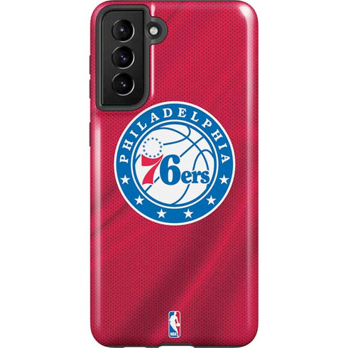 NBA Philadelphia 76ers Jersey Galaxy S21 Plus 5G Pro Case