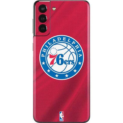 NBA Philadelphia 76ers Jersey Galaxy S21 Plus 5G Skin
