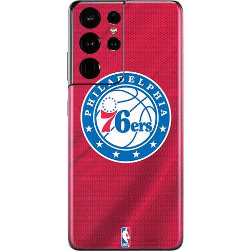 NBA Philadelphia 76ers Jersey Galaxy S21 Ultra 5G Skin