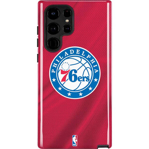 NBA Philadelphia 76ers Jersey Galaxy S22 Ultra Pro Case