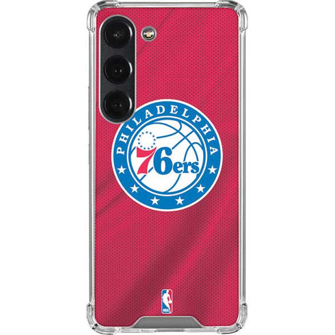 NBA Philadelphia 76ers Jersey Galaxy S23 Clear Case