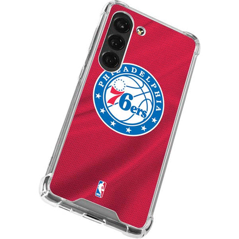 NBA Philadelphia 76ers Jersey Galaxy S23 Clear Case