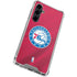 NBA Philadelphia 76ers Jersey Galaxy S23 FE Clear Case