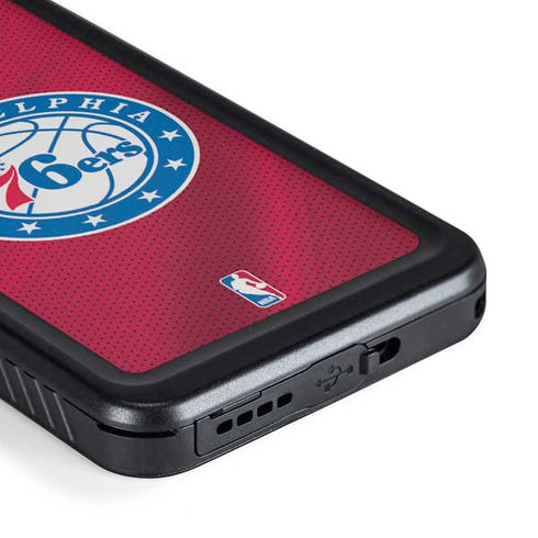 NBA Philadelphia 76ers Jersey Galaxy S23 Plus Waterproof Case