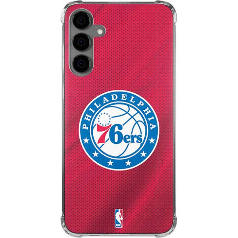 NBA Philadelphia 76ers Jersey Galaxy S24 Plus Clear Case