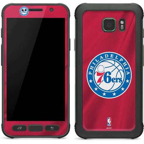 NBA Philadelphia 76ers Jersey Galaxy S7 Active Skin