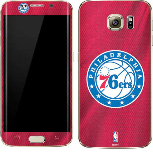 NBA Philadelphia 76ers Jersey Galaxy S7 Edge Skin