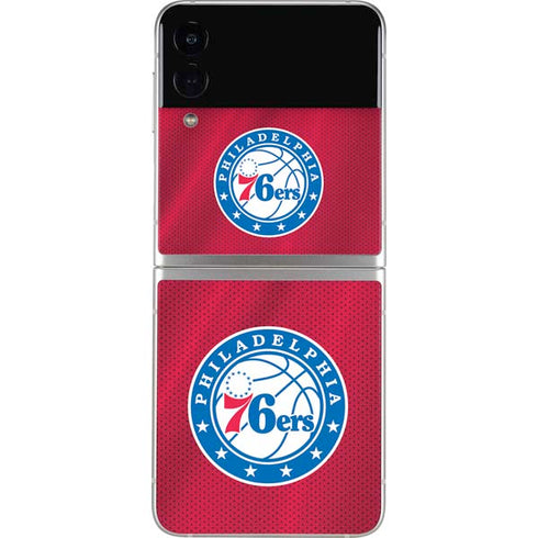 NBA Philadelphia 76ers Jersey Galaxy Z Flip3 5G Skin