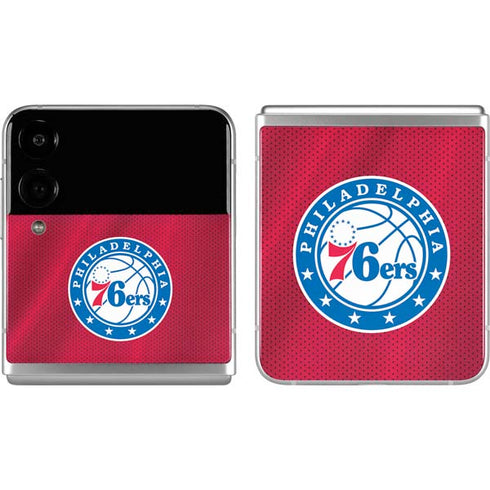 NBA Philadelphia 76ers Jersey Galaxy Z Flip4 5G Skin