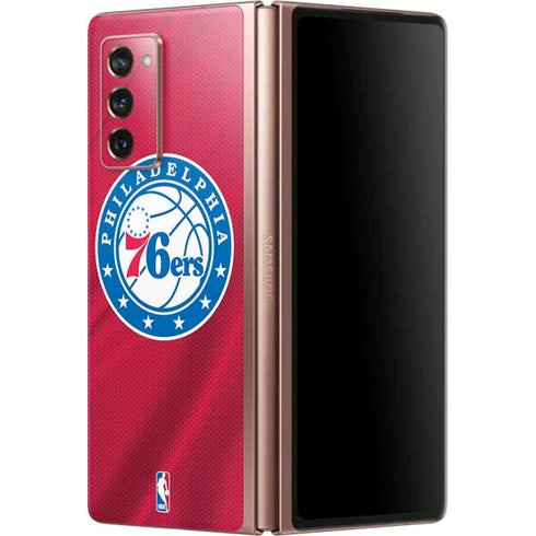NBA Philadelphia 76ers Jersey Galaxy Z Fold2 5G Skin