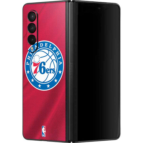 NBA Philadelphia 76ers Jersey Galaxy Z Fold3 5G Skin