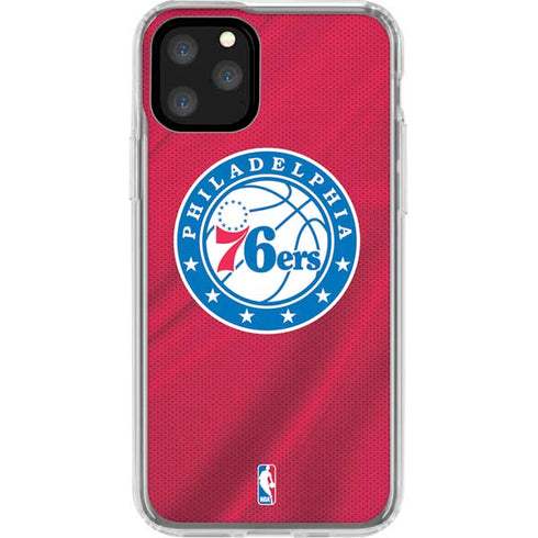 NBA Philadelphia 76ers Jersey iPhone 11 Pro Clear Case