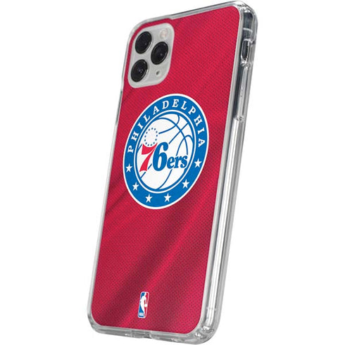 NBA Philadelphia 76ers Jersey iPhone 11 Pro Clear Case