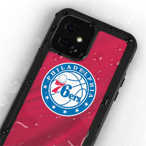 NBA Philadelphia 76ers Jersey iPhone 12 Mini Waterproof Case
