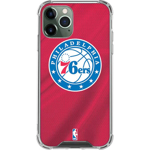 NBA Philadelphia 76ers Jersey iPhone 12 Pro Max Clear Case