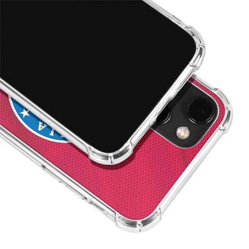 NBA Philadelphia 76ers Jersey iPhone 13 Mini Clear Case
