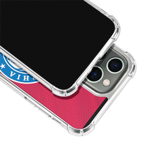 NBA Philadelphia 76ers Jersey iPhone 13 Pro Clear Case