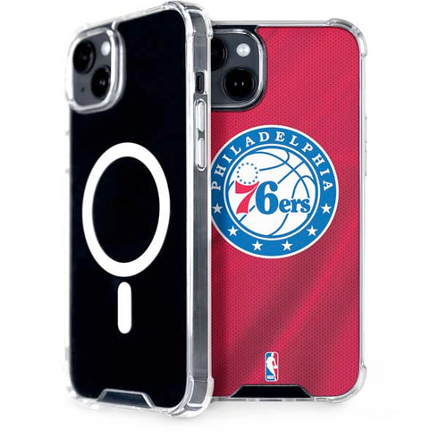 NBA Philadelphia 76ers Jersey iPhone 15 Plus MagSafe Case