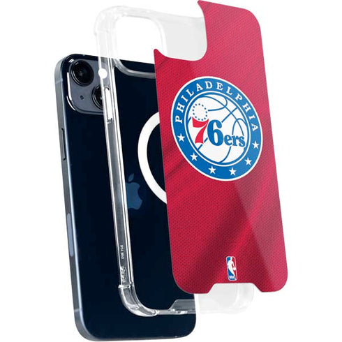 NBA Philadelphia 76ers Jersey iPhone 15 Plus MagSafe Case