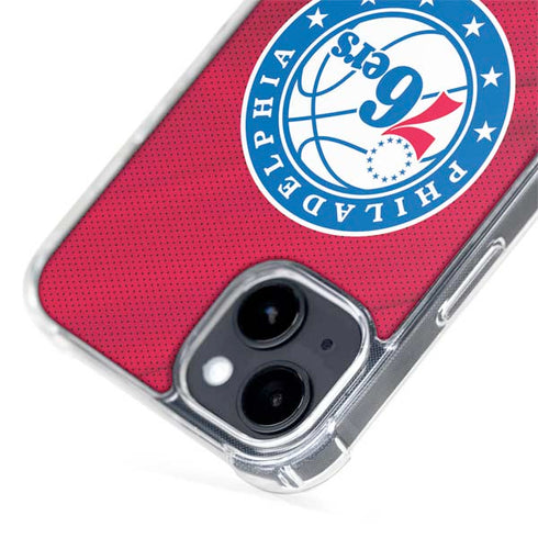 NBA Philadelphia 76ers Jersey iPhone 15 Plus MagSafe Case