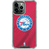 NBA Philadelphia 76ers Jersey iPhone 14 Pro Max Clear Case