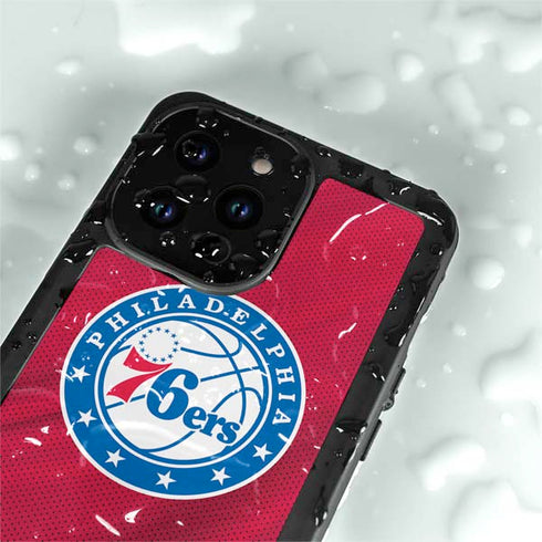 NBA Philadelphia 76ers Jersey iPhone 14 Pro Max Waterproof Case
