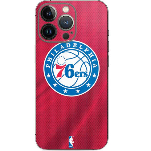 NBA Philadelphia 76ers Jersey iPhone 14 Pro Skin