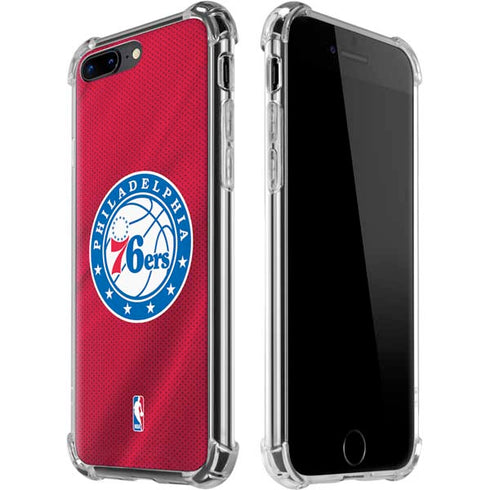 NBA Philadelphia 76ers Jersey iPhone 7/8 Plus Clear Case