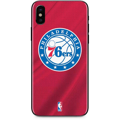 NBA Philadelphia 76ers Jersey iPhone XS Skin