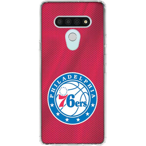 NBA Philadelphia 76ers Jersey LG Stylo 6 Clear Case