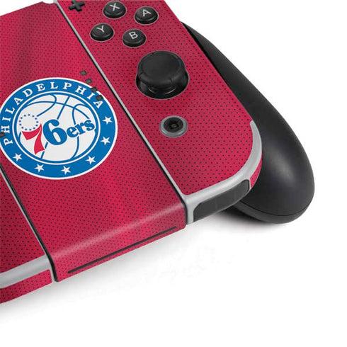 NBA Philadelphia 76ers Jersey Nintendo Switch OLED (2021) Skin