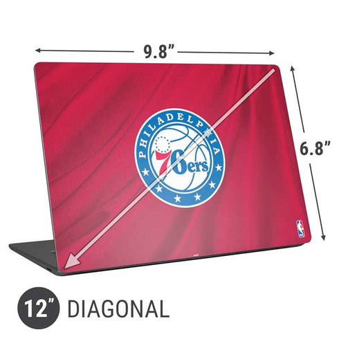 NBA Philadelphia 76ers Jersey Universal Laptop 12in (9.8 x 6.8in) Skin