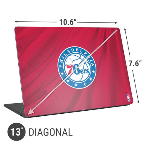 NBA Philadelphia 76ers Jersey Universal Laptop 13in (10.6 x 7.6in) Skin