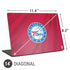 NBA Philadelphia 76ers Jersey Universal Laptop 14in (11.4 x 8.2in) Skin