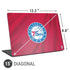 NBA Philadelphia 76ers Jersey Universal Laptop 15in (12.2 x 8.8in) Skin