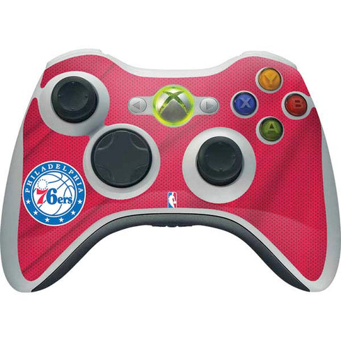 NBA Philadelphia 76ers Jersey Xbox 360 Wireless Controller Skin