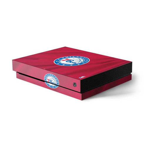 NBA Philadelphia 76ers Jersey Xbox One X Console Skin
