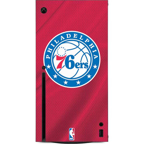 NBA Philadelphia 76ers Jersey Xbox Series X Console Skin