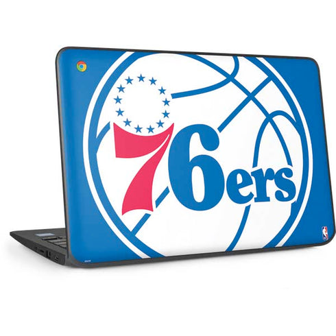 NBA Philadelphia 76ers Large Logo HP Chromebook Skin