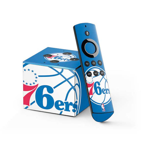 NBA Philadelphia 76ers Large Logo Fire TV Cube Skin