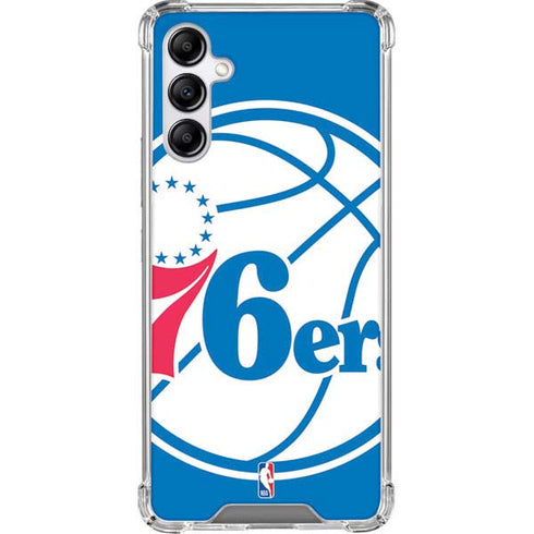 NBA Philadelphia 76ers Large Logo Galaxy A14 5G Clear Case