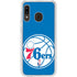 NBA Philadelphia 76ers Large Logo Galaxy A20 Clear Case