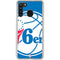 NBA Philadelphia 76ers Large Logo Galaxy A21 Clear Case