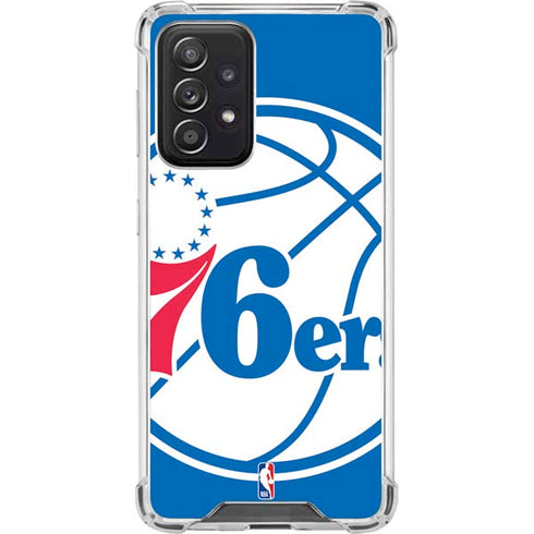 NBA Philadelphia 76ers Large Logo Galaxy A52 5G Clear Case