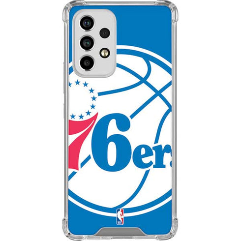 NBA Philadelphia 76ers Large Logo Galaxy A53 5G Clear Case