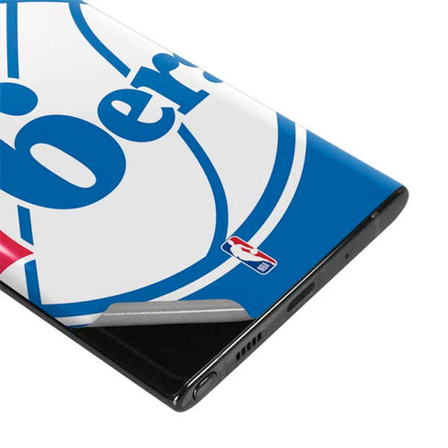 NBA Philadelphia 76ers Large Logo Galaxy Note 10 Plus Skin